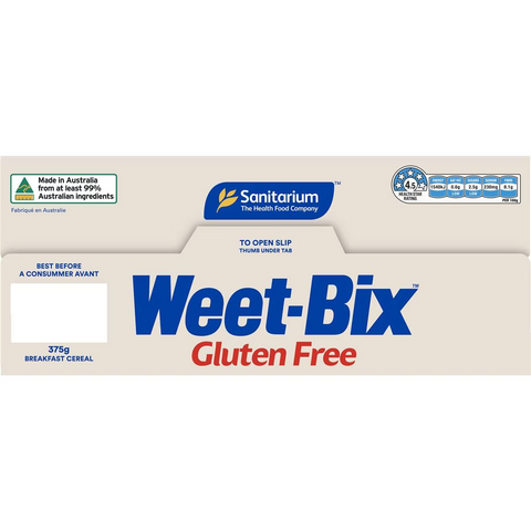 Sanitarium Weet-bix Gluten Free Breakfast Cereal 375g