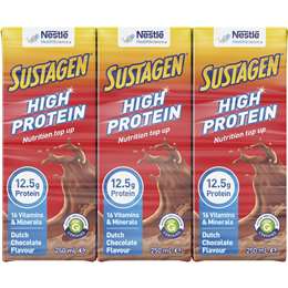 Nestle Sustagen Dutch Chocolate Ready To Drink 3x250ml