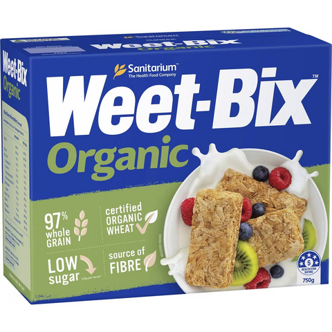 Sanitarium Weet-bix Organic Breakfast Cereal 750g