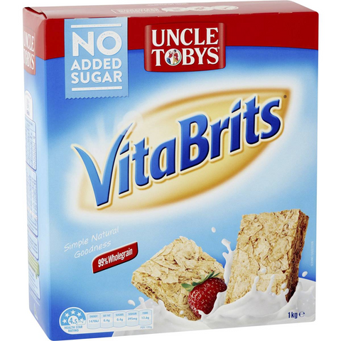 Uncle Tobys Vita Brits Breakfast Cereal 1kg