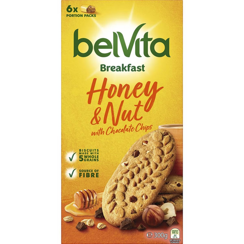 Belvita Honey & Nut Breakfast Biscuits 300g