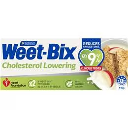 Sanitarium Weet-bix Cholesterol Lowering Breakfast Cereal 440g