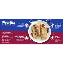 Sanitarium Weet-bix Blends Cranberry & Coconut Breakfast Cereal 450g