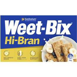 Sanitarium Weet-bix Hi Bran Breakfast Cereal 750g