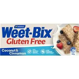 Sanitarium Weet-bix Gluten Free Coconut & Cinnamon Breakfast Cereal 400g