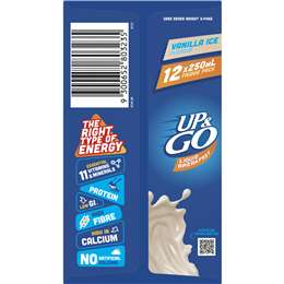 Sanitarium Up&go Liquid Breakfast Vanilla Ice 12 Pack