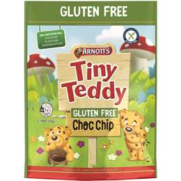 Arnott's Gluten Free Tiny Teddy Choc Chip Biscuits 120g