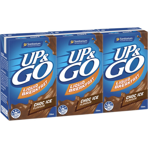 Sanitarium Up&go Liquid Breakfast Choc Ice 3 Pack