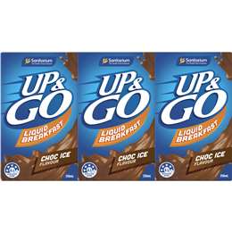 Sanitarium Up&go Liquid Breakfast Choc Ice 3 Pack