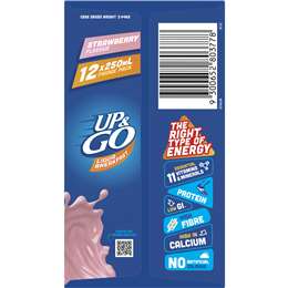 Sanitarium Up&go Liquid Breakfast Strawberry 12 Pack