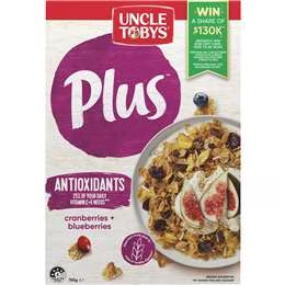 Uncle Tobys Cereal Plus Antioxidant 765g