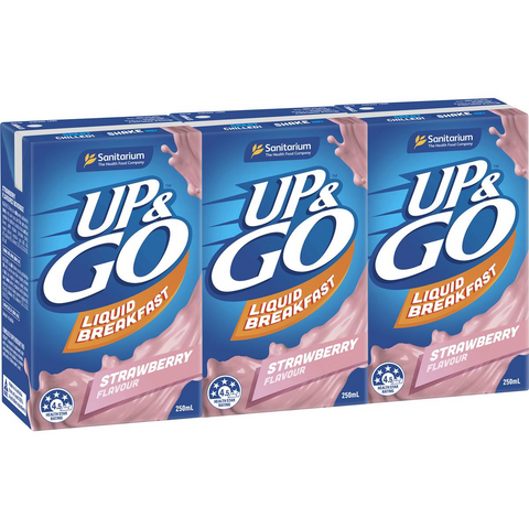 Sanitarium Up&go Liquid Breakfast Strawberry 3 Pack