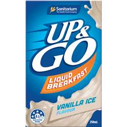 Sanitarium Up&go Liquid Breakfast Vanilla Ice 6 Pack