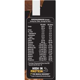 Sanitarium Up&go Protein Energize Choc 250ml X3 Pack