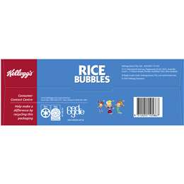 Kellogg's Rice Bubbles Puffed Rice Breakfast Cereal 860g