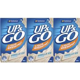 Sanitarium Up&go Liquid Breakfast Vanilla Ice 3 Pack