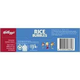 Kellogg's Rice Bubbles Puffed Rice Breakfast Cereal 250g