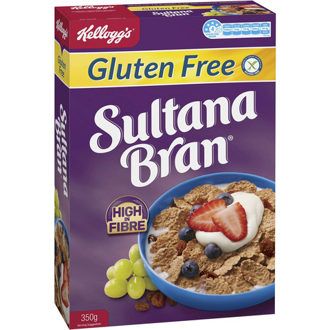 Kellogg's Sultana Bran Gluten Free Breakfast Cereal 350g