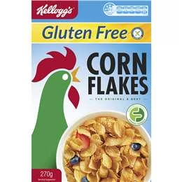 Kellogg's Corn Flakes Gluten Free Breakfast Cereal 270g