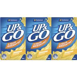 Sanitarium Up&go Liquid Breakfast Banana 3 Pack