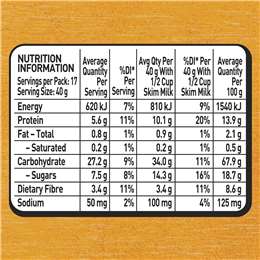 Uncle Tobys Cereal Plus Protein 705g