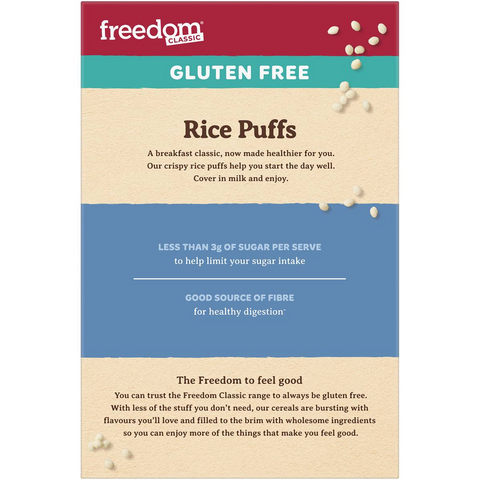 Freedom Classic Rice Puffs Cereal 250g