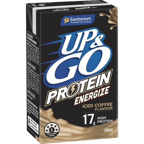 Sanitarium Up&go Protein Energize Coffee 250ml X6 Pack