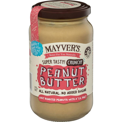 Mayver's Crunchy Peanut Butter 375g