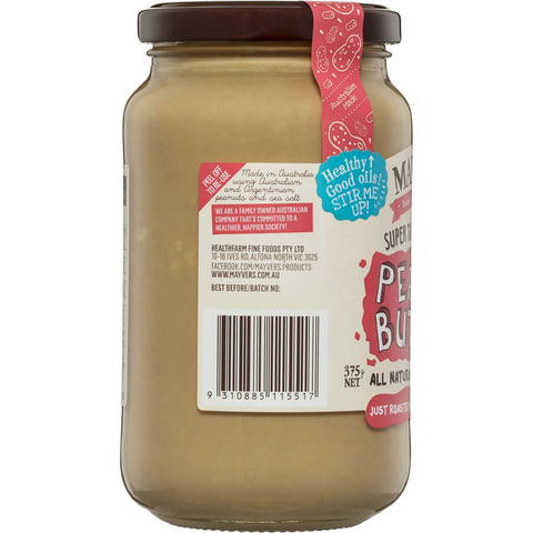 Mayver's Crunchy Peanut Butter 375g