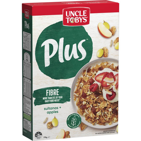 Uncle Tobys Cereal Plus Fibre 775g