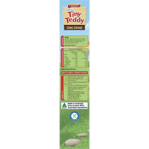 Arnott's Teeny Tiny Teddy Choc Cereal 580g