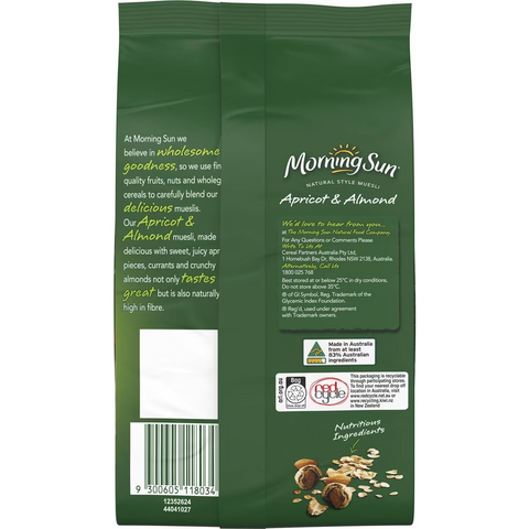 Morning Sun Apricot And Almond Breakfast Cereal 650g