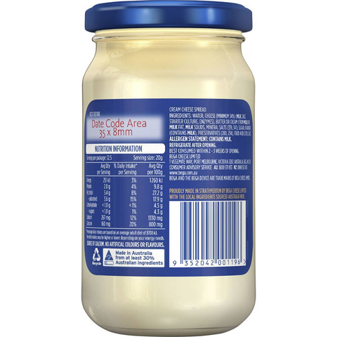 Bega Cream Cheese Spread Spread 250g