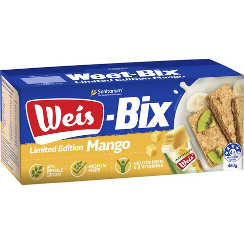 Sanitarium Weet-bix Limited Edition Weis Mango 480g