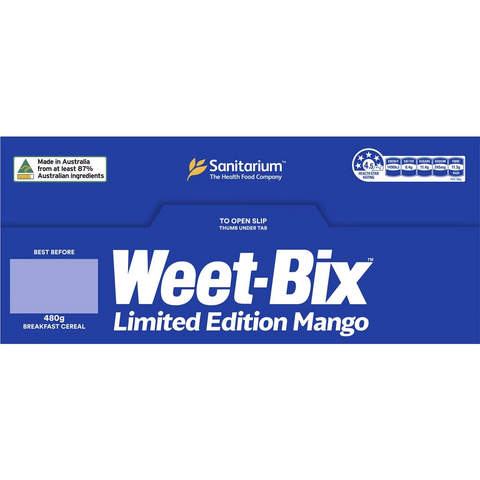 Sanitarium Weet-bix Limited Edition Weis Mango 480g