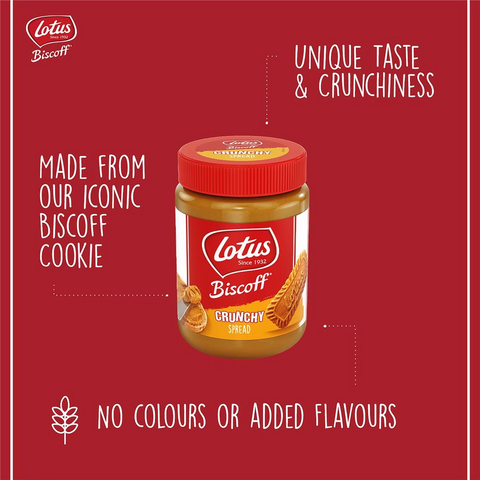 Lotus Biscoff Spread Crunchy 380g