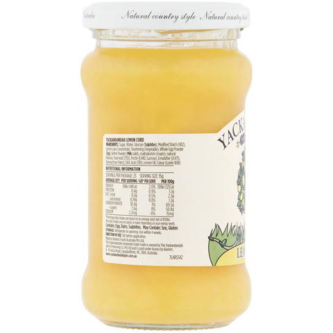 Yackandandah Lemon Curd 350g