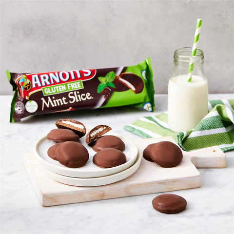 Arnott's Gluten Free Mint Slice Chocolate Biscuits 141g