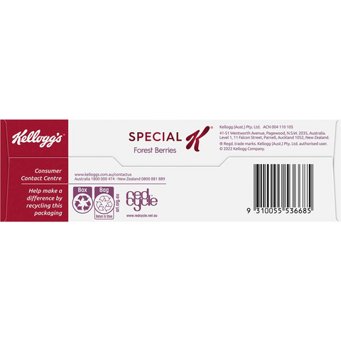 Kellogg's Special K Forest Berries Cereal 380g