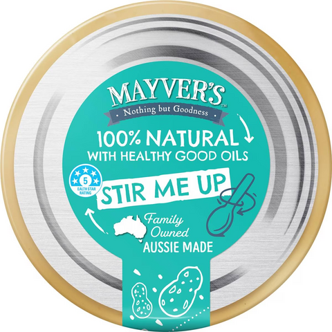 Mayver's Unsalted Smunchy Peanut Butter 375g