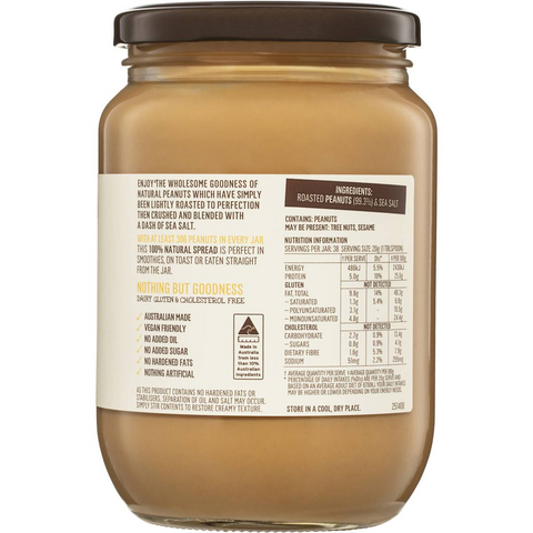 Mayver's Smooth Peanut Butter 750g