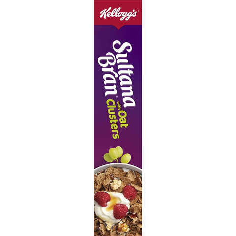 Kellogg's Sultana Bran Oat Cluster Breakfast Cereal 480g