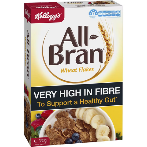 Kellogg's All-bran Wheat Flakes Breakfast Cereal 330g