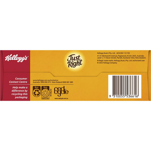 Kellogg's Just Right Apricot & Sultana Breakfast Cereal 460g