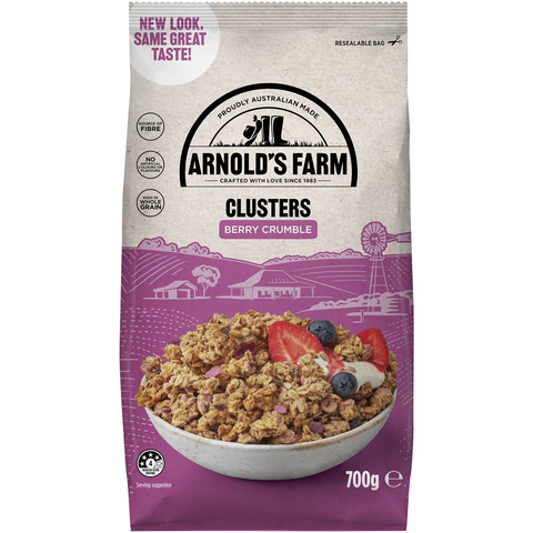 Arnold's Farm Clusters Berry Crumble 700g