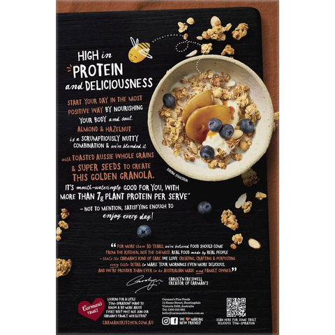 Carman's Protein Rich Almond & Hazelnut Granola 450g