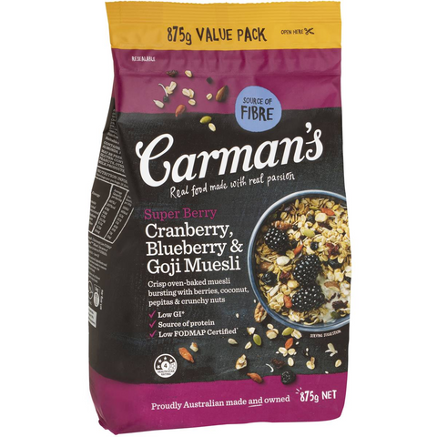 Carman's Super Berry Muesli 875g