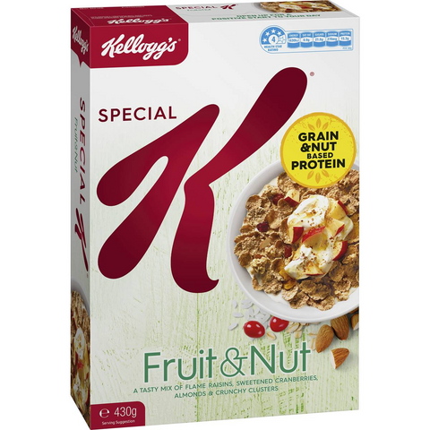 Kellogg's Special K Fruit & Nut Breakfast Cereal 430g