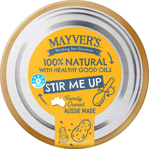 Mayver's Dark Roast Smooth Peanut Butter 375g