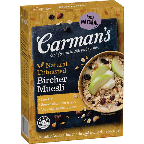 Carman's Natural Bircher Muesli 500g